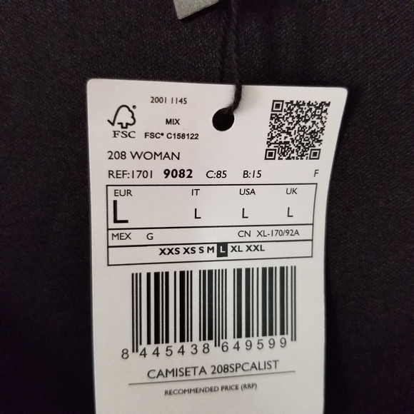 nwt Mango Metallic Sparkle Pink Cropped top Long Sleeve Size Large - Picture 2 of 9